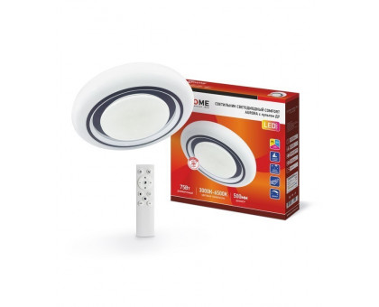 Декоративный светодиодный (LED) светильник IN HOME AURORA  75Вт 3000-6500K 500х70 мм (4690612035741) с регулировкой цвета и яркости свечения