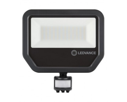 Светодиодный (LED) прожектор LEDVANCE FL PFM 50 W 3000 K SYM 100 S BK 50 Вт (4058075460997) с датчиком движения