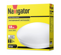 Декоративный светодиодный (LED) светильник Navigator NBL-R1-18-4K-IP20-LED 18Вт 4000К 380х67 мм (71577)