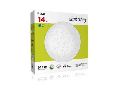 Декоративный светодиодный (LED) светильник Smartbuy 14Вт 6000K 230х90 мм (SBL-Cube-14-W-6K)