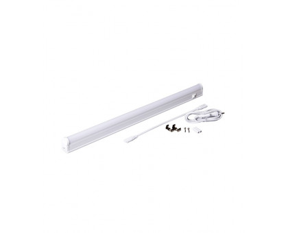 Компактный линейный светодиодный (LED) светильник 870х23х38 Jazzway PLED-T5i PL 900 10w FR 4000K IP40 10Вт (2850645А) с выключателем