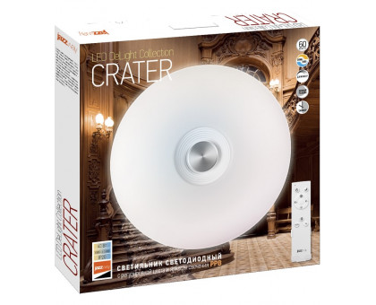 Декоративный светодиодный (LED) светильник Jazzway PPB CRATER DIM 60w 3000K-6500К IP20 530х80 мм (5027121) с регулировкой цвета и яркости свечения