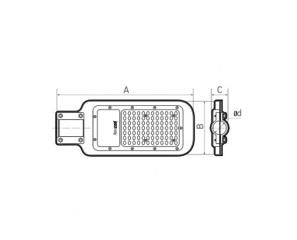 Консольный уличный светодиодный (LED) светильник Jazzway PSL 07 80w 5000K GR IP65 80Вт (5041073) Дневной белый свет